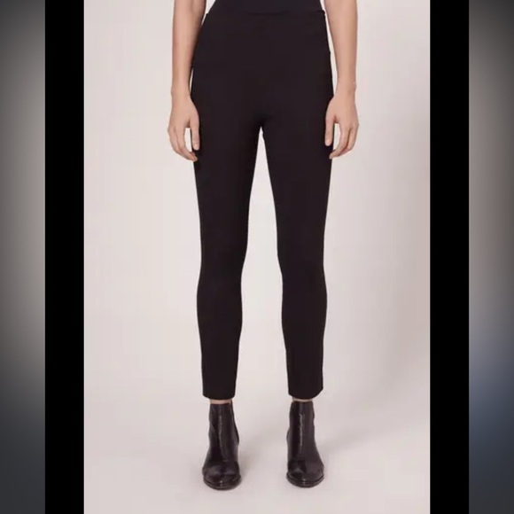rag & bone Pants - Rag & Bone Simone Slim Ankle Black Pant leggings